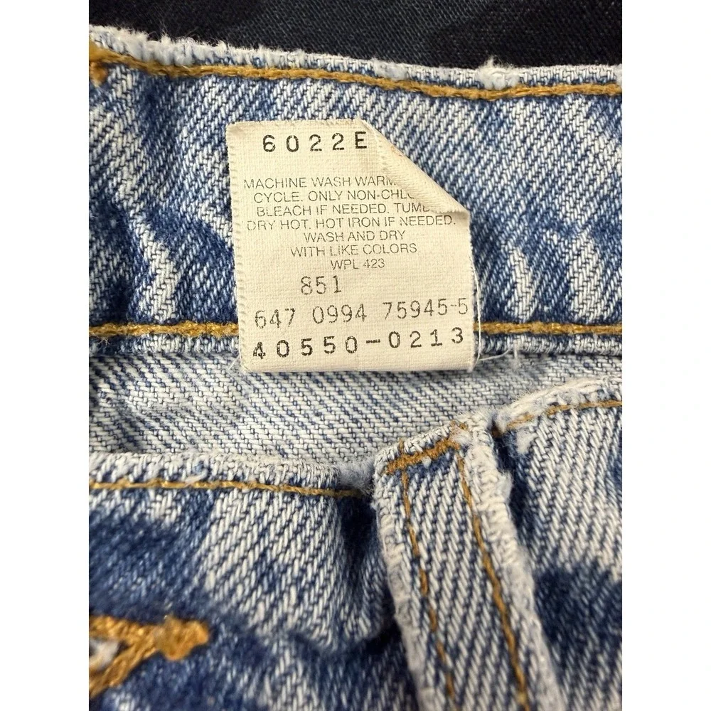 Vtg Levi's 550 Orange Tab Jeans Men's Fits 29x28.5 Relaxed Fit Tapered 90's